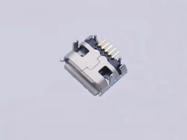 Puerto Micro USB Hembra con 4 Pines Laterales