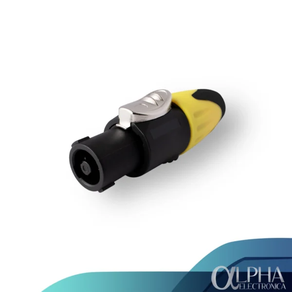 Plug Speakon de 4 Vías Amarillo T-PL410YE - Prosound