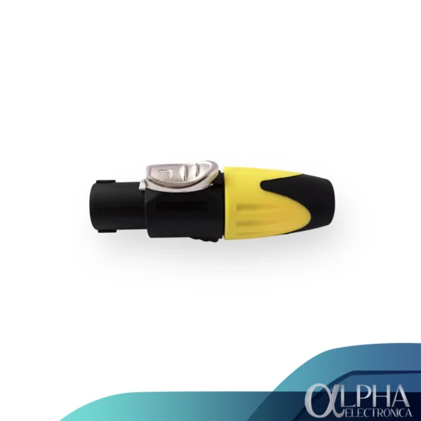 Plug Speakon de 4 Vías Amarillo T-PL410YE - Prosound - Imagen 2