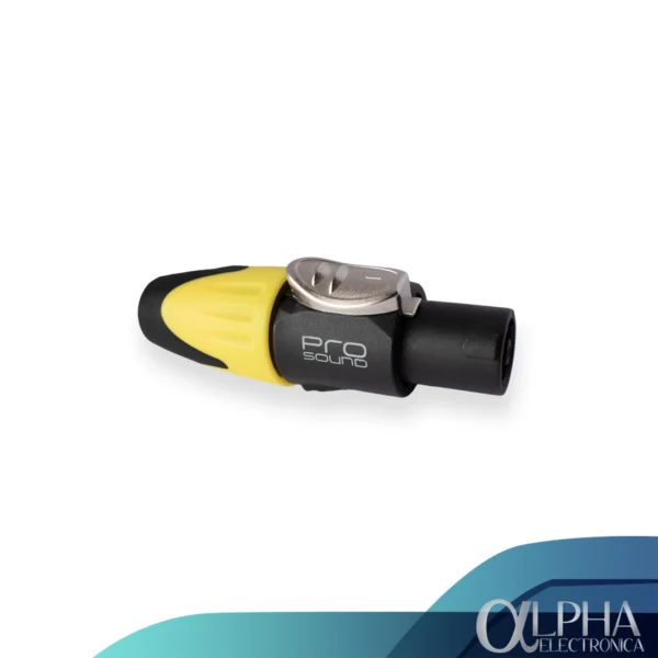 Plug Speakon de 4 Vías Amarillo T-PL410YE - Prosound - Imagen 3