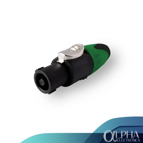 Plug Speakon de 4 Vías Verde T-PL410GR - Prosound
