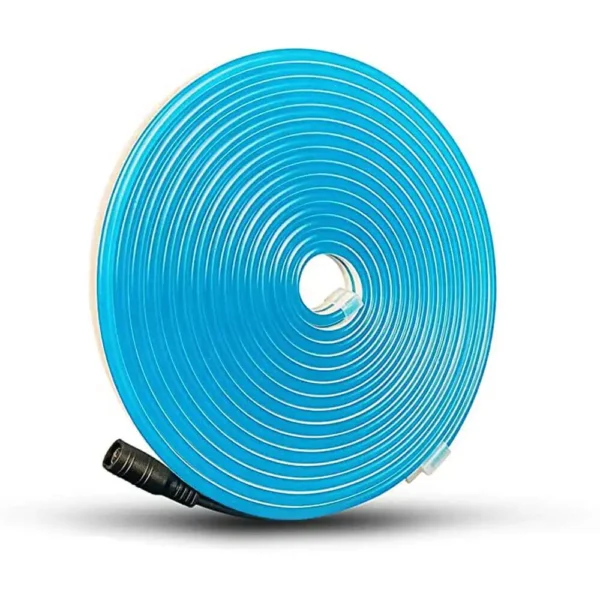 Tira de Led Neón Flexible Celeste de 5M, 12V