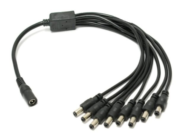 Cable de Alimentacion Para 8 Cámaras