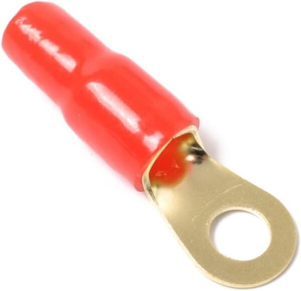 Terminal Argolla 5/16" Capuchon Rojo 0 AWG