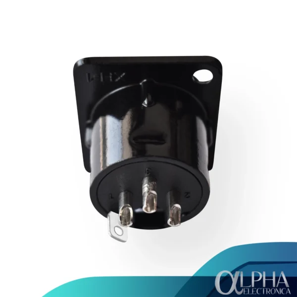 Conector XLR Macho Para Chasis, Metal - Prosound - Imagen 3