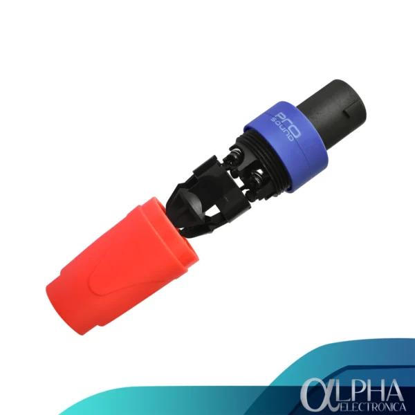 Plug Speakon de 4 Vías Imitación Neutrik, Naranja - Prosound - Imagen 4
