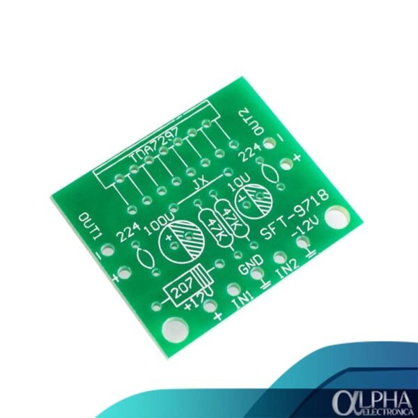 Modulo Amplificador de Audio Estéreo TDA7297, DIY - Imagen 2