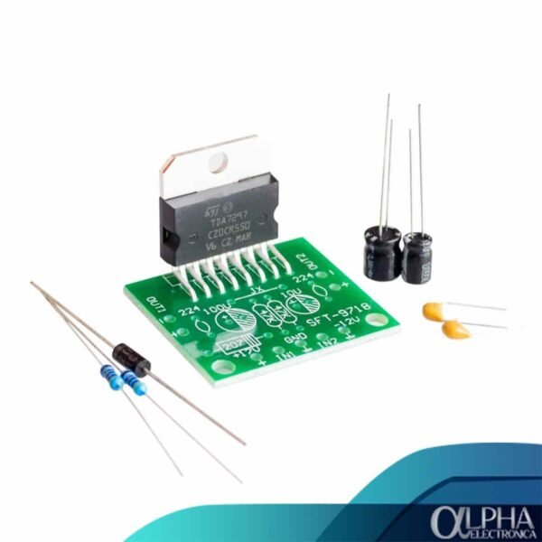 Modulo Amplificador de Audio Estéreo TDA7297, DIY