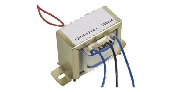 Transformador de 110V a 12V+12V AC, 0.5A