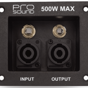 Terminal de 2 Jack 1/4" y 2 Jack Speakon, Prosound