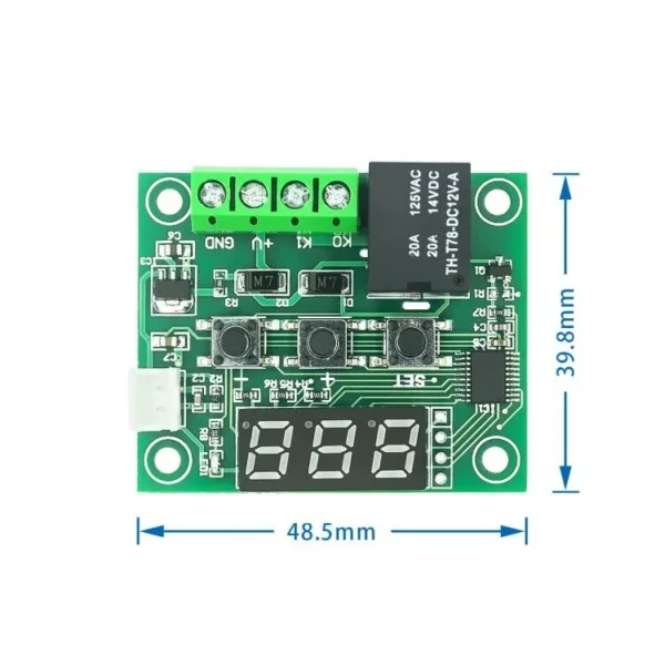 W1209 Módulo Termostato Para Control de Temperatura - Imagen 2