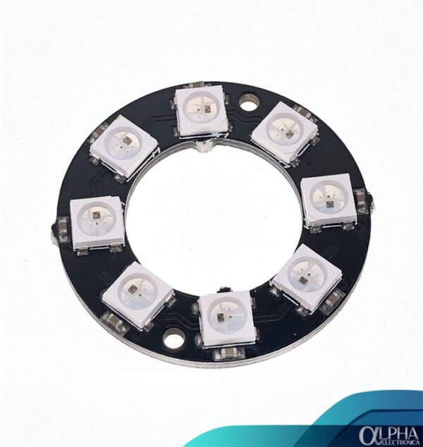 Anillo Neopixel, 8 Leds WS2812