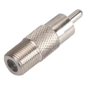 Adaptador Plug RCA a F Hembra