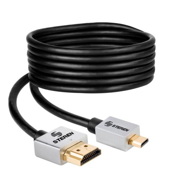 Cable HDMI a micro HDMI 4K de 1.8M, Steren - Imagen 2