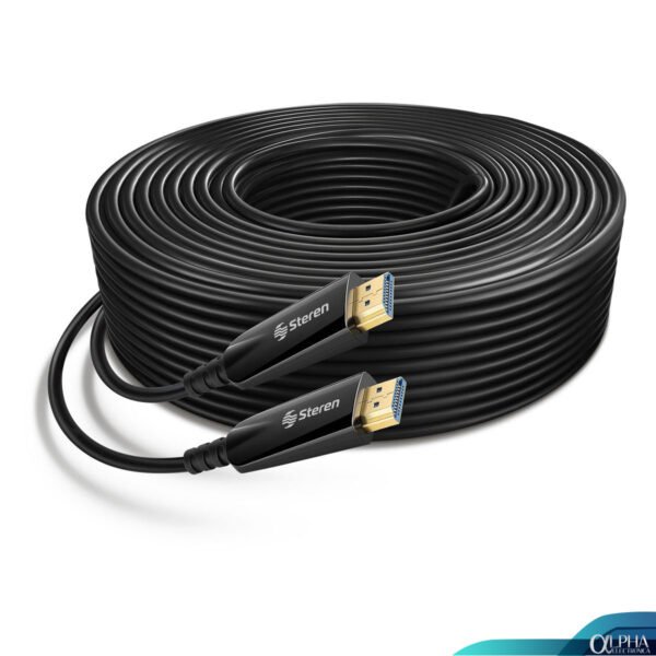 Cable HDMI 4K de Fibra óptica 30M, Steren