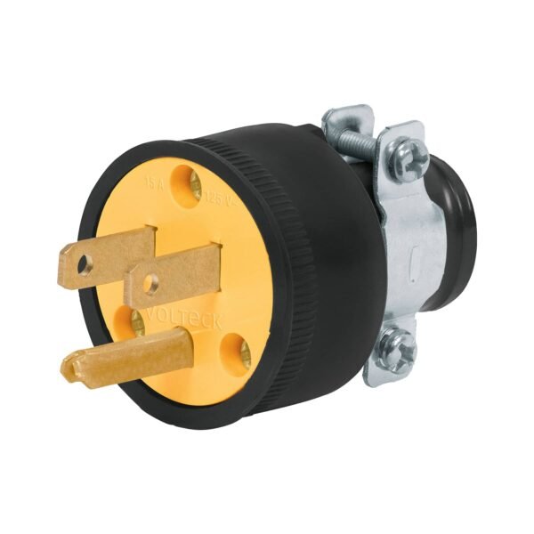 Espiga AC Industrial Reforzada con Tierra Fisica Voltech
