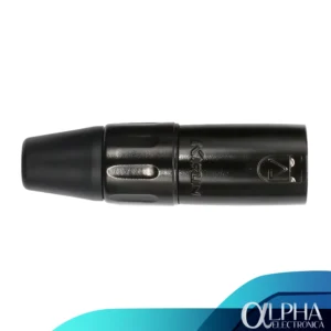 Conector XLR macho negro marca Kirlin