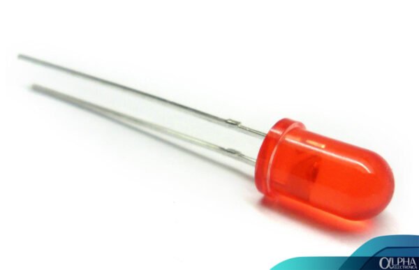 Led de 5mm Rojo Difuso