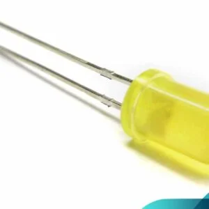 Led de 5mm Amarillo Difuso