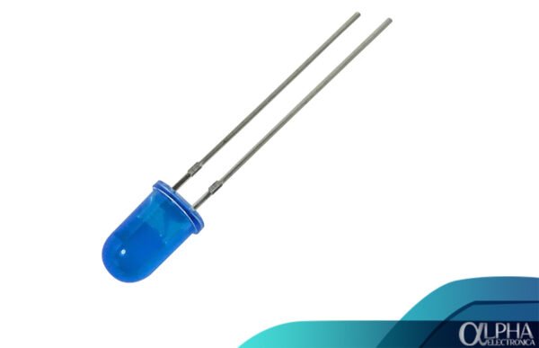 Led de 5mm Azul Difuso