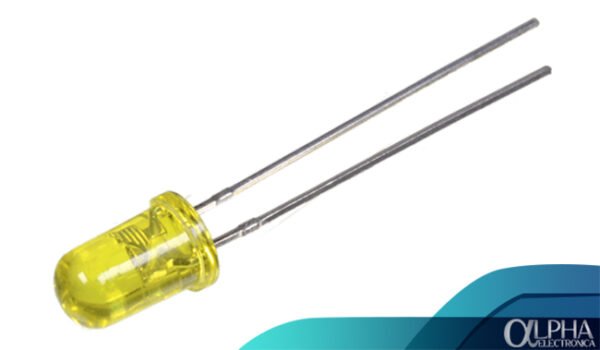 Led de 5mm Amarillo Brillante