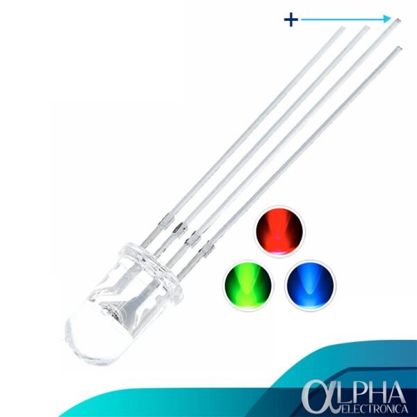 Led RGB Anodo Común de 10mm