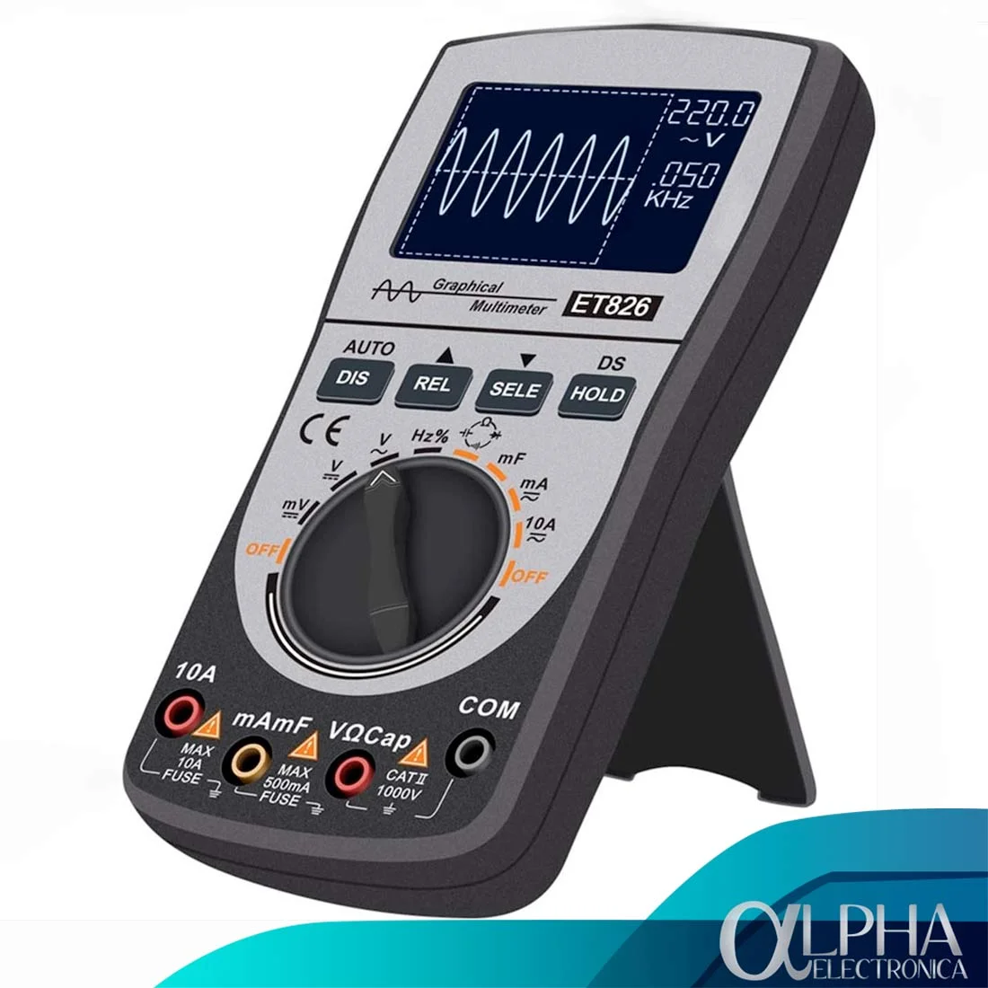 Multímetro con Osciloscopio Digital  ET826 - Imagen 2