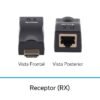 Adaptador HDMI a RJ45, de 30M - Imagen 2