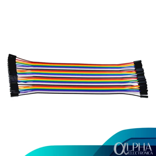 Paquete de 40 Cables Dupont Hembra-Hembra 20cm