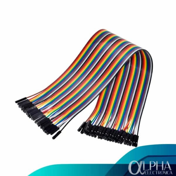 Paquete de 40 Cables Dupont Hembra-Hembra 30cm