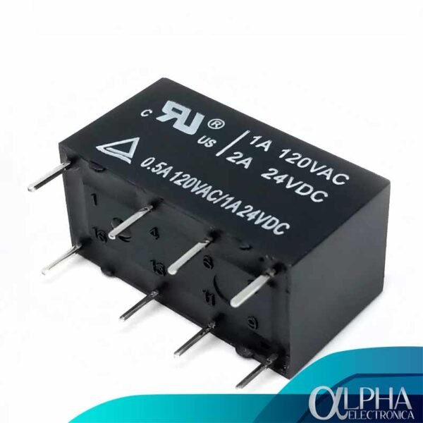 Relé de 5V 2A – 8 pines HJR1-2C L-05V - Imagen 2