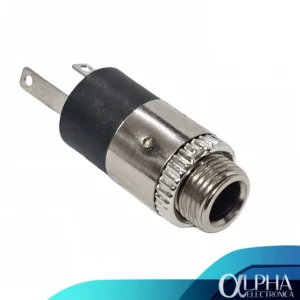 Jack 3.5mm stereo con rosa para chasis delgado