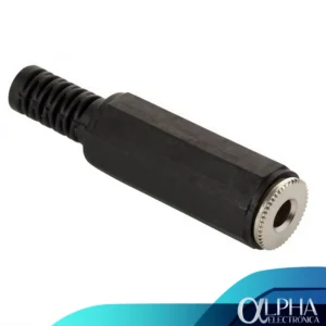 Jack 3.5mm hembra stereo plástico