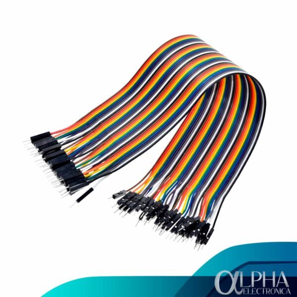 Paquete de 40 Cables Dupont Macho-Macho 40cm