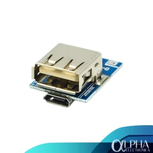 Módulo powerbank carga y descarga de batería usb y microusb