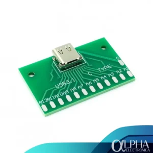 Modulo USB tipo C en placa