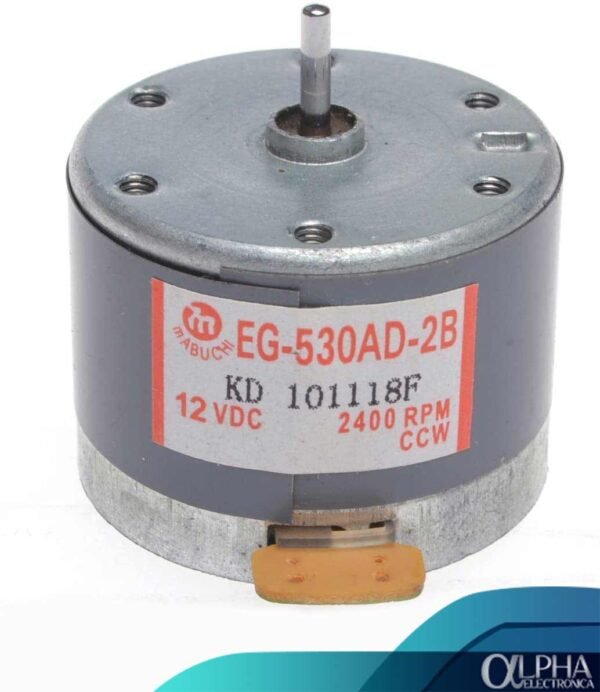 Motor DC 12V, EG-530AD-2B