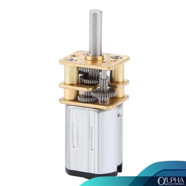 Motorreductor Pequeño de 12V 300 RPM - Imagen 2