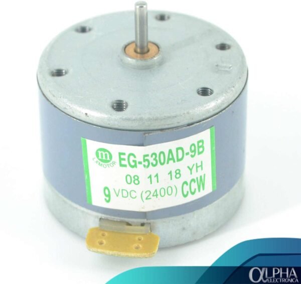 Motor DC 9V, EG-530AD-9B