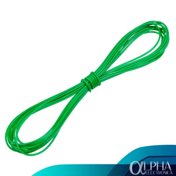 Metro de Alambre delgado 30AWG Verde