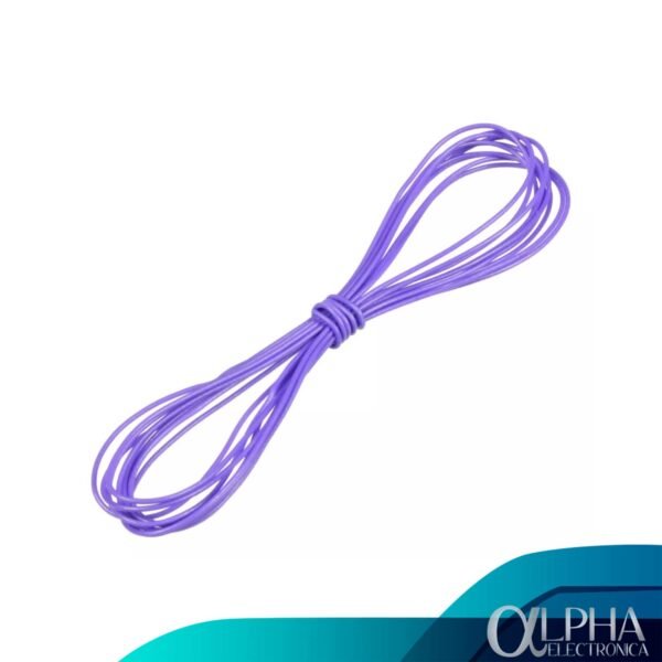 Metro de Alambre delgado 30AWG Purpura