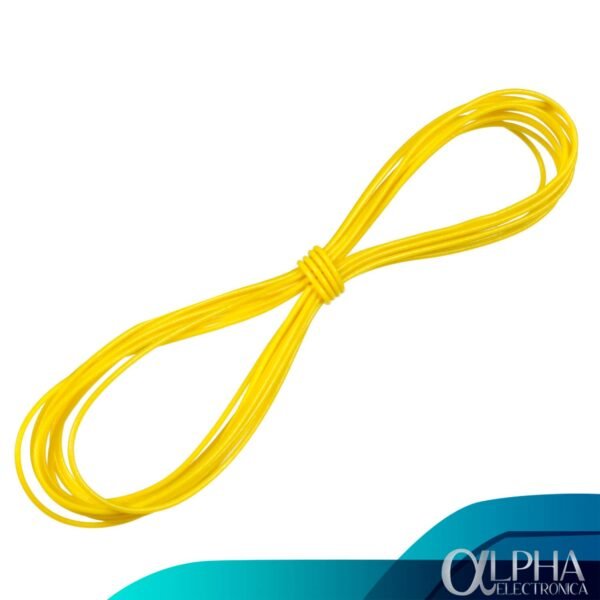 Metro de Alambre delgado 30AWG Amarillo