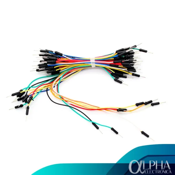 Paquete de 65 Jumpers para Protoboard