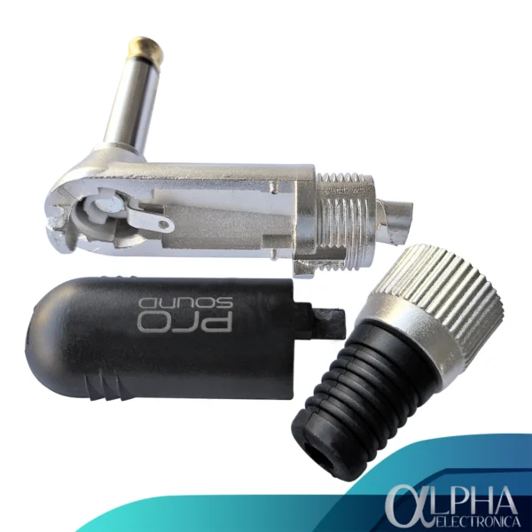 Plug 1/4" Mono a 90 grados - Prosound - Imagen 3