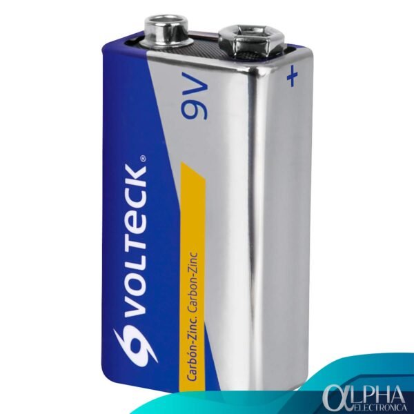 Batería 9V Zinc-Carbón Volteck