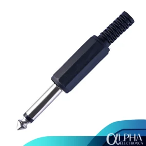 Plug 1/4" ts mono plástico 6.3mm