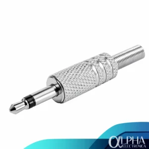 Plug 3.5mm mono de metal ts macho