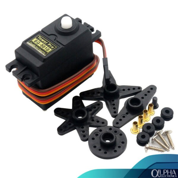Servo Motor SG5010 de 6Kg 180° - Imagen 2