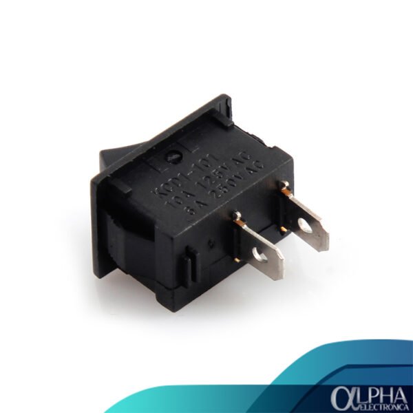 Switch Rocker pequeño On-Off 6A 125V - Imagen 2