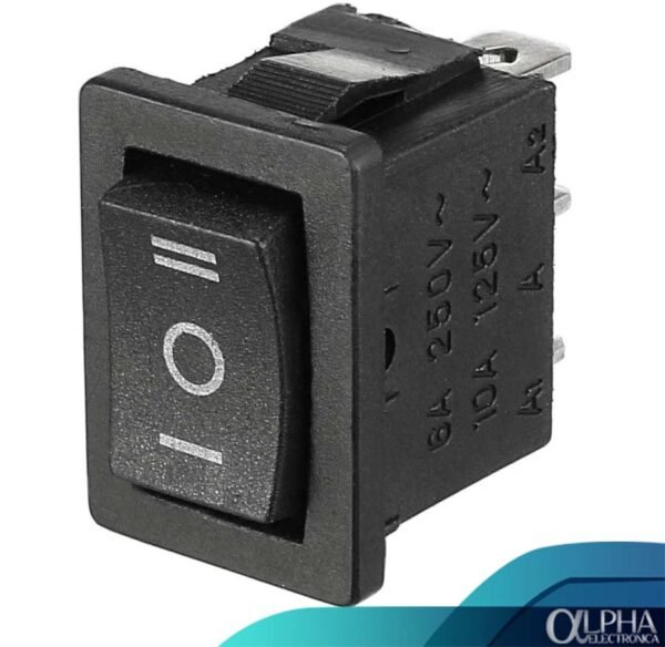Switch Rocker ON-OFF-ON 10A 125V - Imagen 2